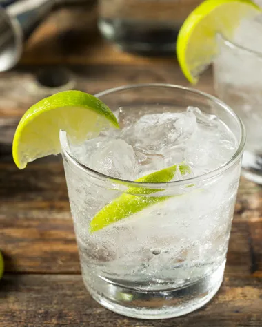 Gin And Soda Drink